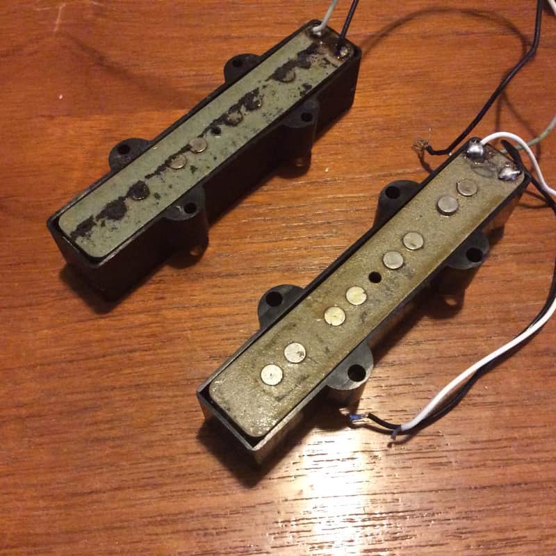 Original vintage Fender Jazz bass pickups 1972 | Reverb