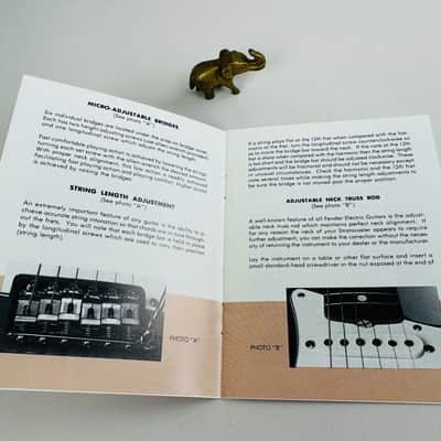 Fender Vintage Series ’57 Stratocaster Instruction Manual – Brea, CA 1990 image 5