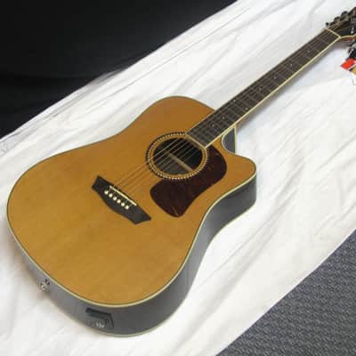 Washburn Heritage HD23SCE Dreadnought acoustic/electric GUITAR w/Case image 2