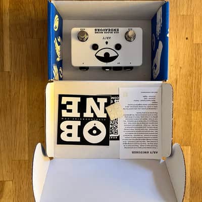 Old Blood Noise Endeavors AB/Y Switcher V1 2017 - 2025 - White with Eyeball Graphic image 5