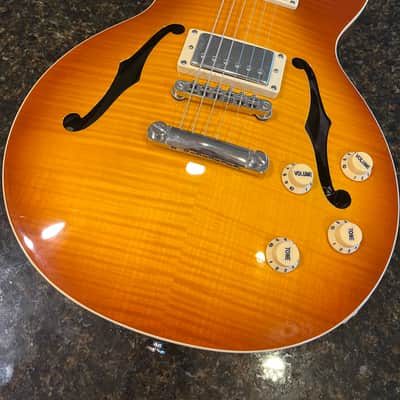 Epiphone Les Paul Standard Florentine Pro 2014 - Honey Burst image 2