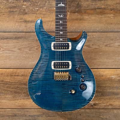 PRS custom 24-08 10-top in Carroll blue w/Narual Back w/Hardshell image 1