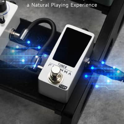 FLAMMA Tuner Pedal FC04 Chromatic Guitar Tuner Pedal, Tuning Pedal for High Precision 1 Cent with Pitch Indicator for Guitar and Bass, True Bypass image 6