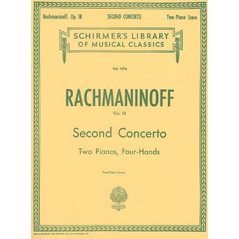 Sergei Rachmaninoff Concertos for the Piano: 2 Pianos 4 Hands Sergei Rachmaninof image 1
