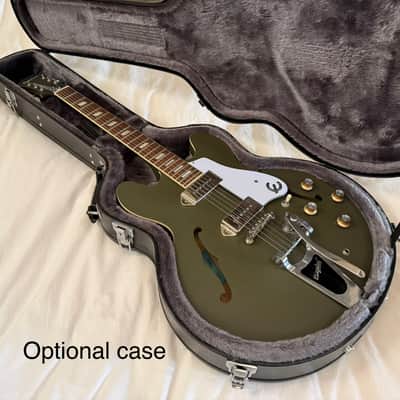 Epiphone Casino with Bigsby Vibrato - Olive Drab - Free Pro Setup image 21
