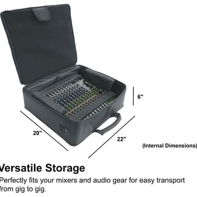 Mackie ONYX16 16-Channel Analog Mixer w/ Multi-Track USB/3-Band EQ+Bluetooth+Bag image 17