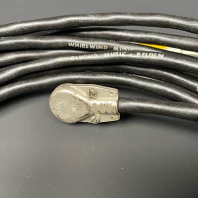 Vintage Whirlwind / Belden Instrument Cable w/ Straight & Right-Angle Switchcraft Plugs – 22 ft Stereo to Left/Right 1/4” image 5