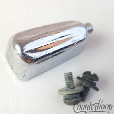 Rogers Bread&Butter Peanut Tom Drum Lug B&B Chrome Cleveland Holiday Vintage 60s image 1