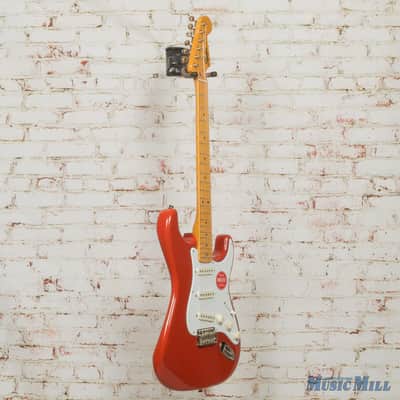 Squier Classic Vibe '50s Stratocaster, Maple Fingerboard, Fiesta Red image 4