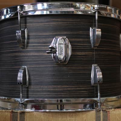 1970's Ludwig Pro Beat in "Ebony Oyster" 14"x24" 16"x16" 9"x13" image 11