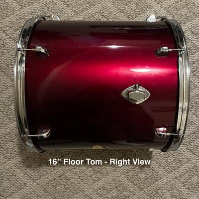 Verve Percussion 4-Piece Shell Pack - Wine Red image 14