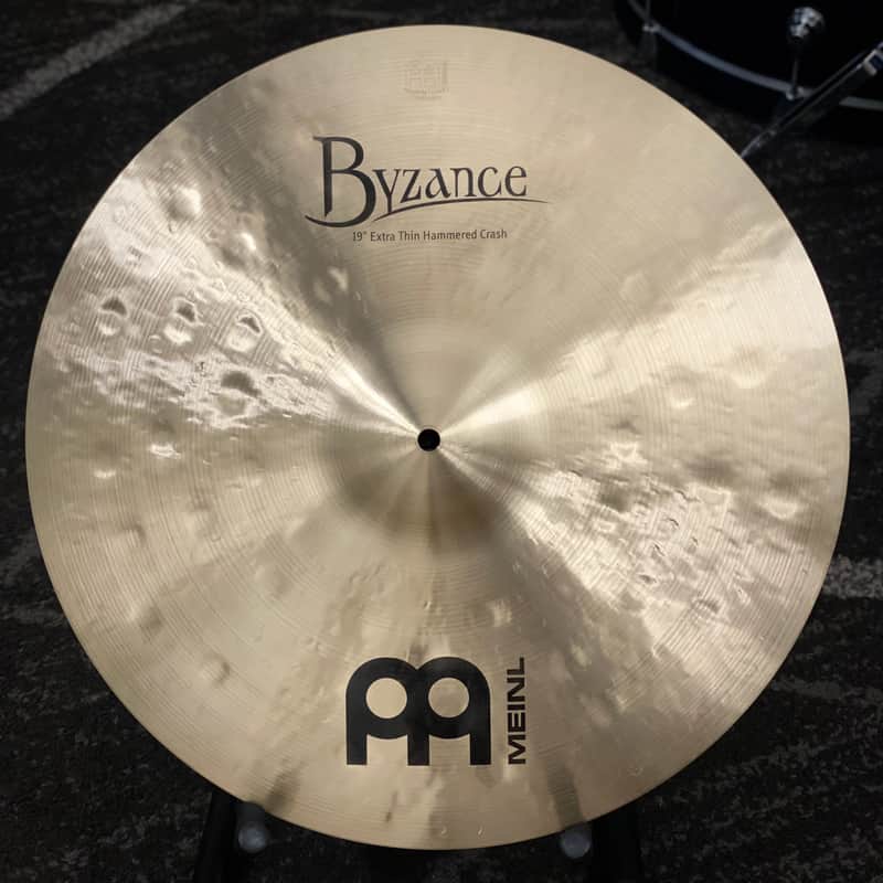 Meinl 19" Byzance Traditional Extra Thin Hammered Crash Cymbal - Traditional image 1