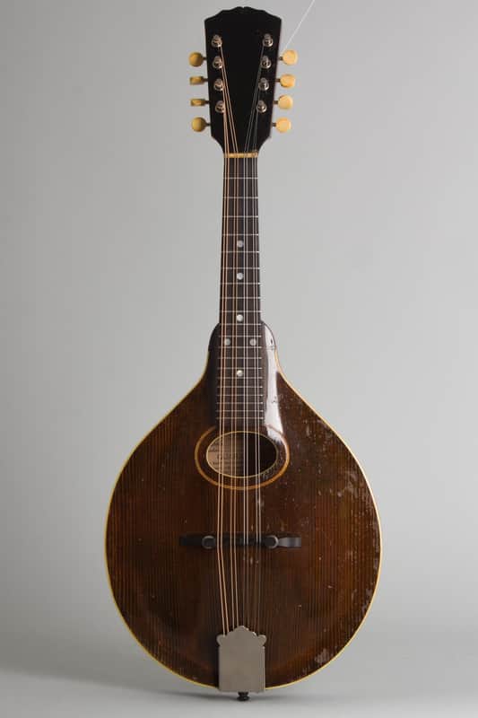 Gibson  Style A Carved Top Mandolin (1920), ser. #58513, original black hard shell case. image 1