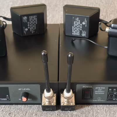 Dual Audio Technica Wireless  ATW-R14s w/ Dual ATW-T51s image 8