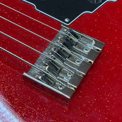 Duesenberg Kavalier Bass - Red Sparkle image 6