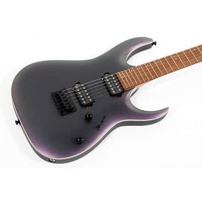 Immagine Ibanez RGA42EX Standard Electric Guitar Regular Black Aurora Burst Matte - 3