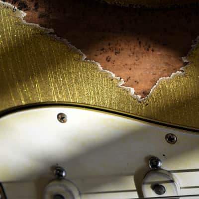 Fender Stratocaster Relic Gold Sparkle Nitro Texas Specials image 3