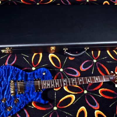 Paul Reed Smith PRS Singlecut 20th Anniversary Artist Package Brazilian 1-PIECE TOP 2007 Royal Blue image 12