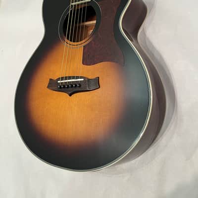 Tanglewood TW45-VS Sundance  Solid Cedar/Mahogany Super Folk Cutaway with Electronics  Vintage Sunburst Gloss made in the UK image 9