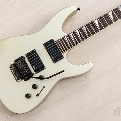1990 Charvel by Jackson Soloist SL-140-HH Neck Through Platinum Pearl w/ Floyd Rose image 1