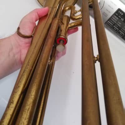 Bugel Tenor Geo Way Drums Inc Elkhart IN 1970 Brass Pro Piston Bugle image 2