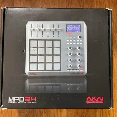 Akai MPD24 MIDI Controller  2010s - Silver image 2