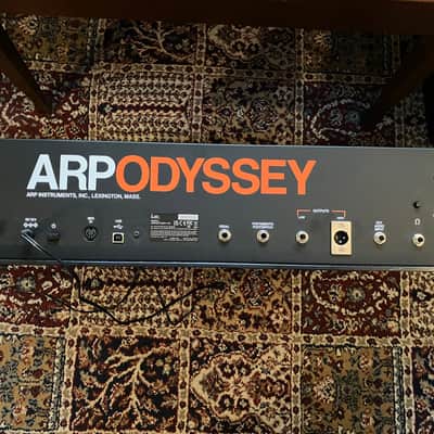Korg ARP Odyssey FULL SIZE Rev3 37-Key Duophonic Analog Synthesizer 2017 - Present - Black/Orange image 3