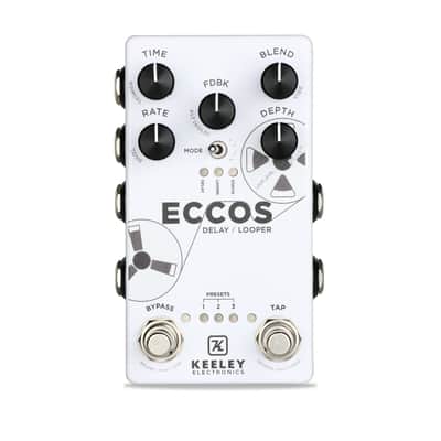 Keeley Electronics ECCOS Neo-Vintage Tape Delay Guitar Effect Pedal image 1