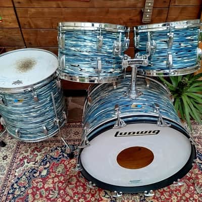 Ludwig Big Beat 1978/79, Blue Oyster Pearl. image 2