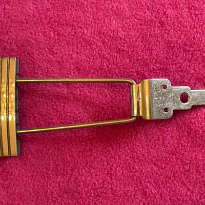 vintage 1949 1950's Kluson #9 tailpiece for Gibson national silvertone archtop image 1