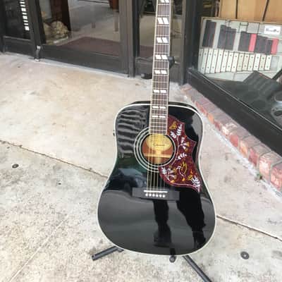 Epiphone Hummingbird Pro EB Black ebony image 1