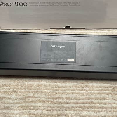 Behringer Pro-800 Desktop 8-Voice Synthesizer 2023 - Present - Black image 2