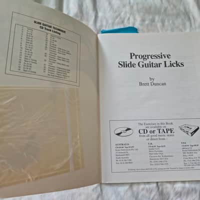 Progressive Slide Guitar Licks Brett Duncan - Book only image 2