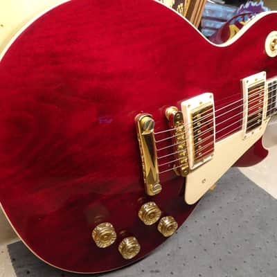 Gibson Les Paul Standard 1998 -100% Original-Outstanding-Limited Edition-Gold hardware Red Wine Cherry image 23