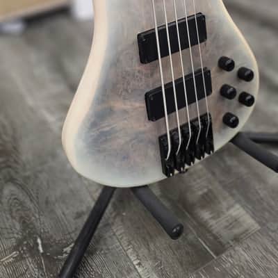AIO S8-5 5-String Bass Guitar - White Burst GS-055 image 8
