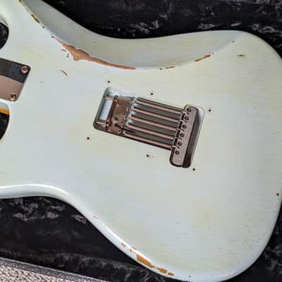 2016 Fender Custom shop Wildwood 10 61 Stratocaster (Relic sonic blue) image 7