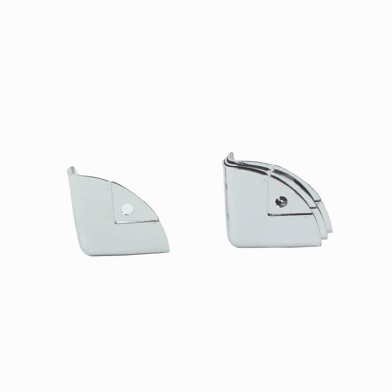 Durable Guitar Amp Speaker Cabinet Steel Corners Sector 35mm Chrome (set of 4) image 1