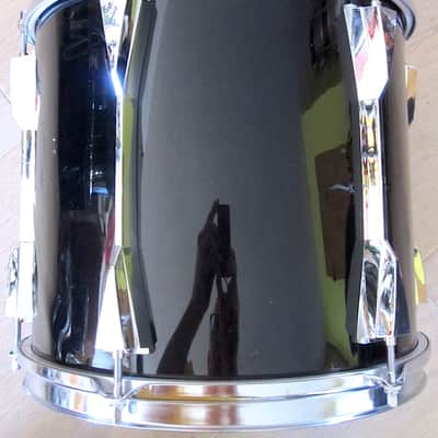 12" x 11" Tama Granstar Tom Drum, Jet Black Wrap - Vintage image 8