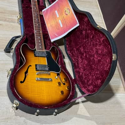 Gibson ES-336 F 2005 - stunning Flamey Custom Shop 336 killer user friendly axe ! image 12