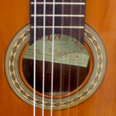 hand made solid cedar top vintage classical Spanish guitar new set up *bone nut and saddle* image 4