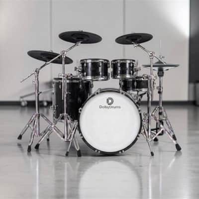Dolby REV-9 Black Sparkle E Drum Kit for Roland Alesis Lemon image 3