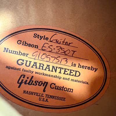 Gibson ES-350T Custom Shop 1997 Sunburst image 7