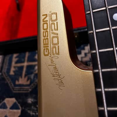 1987 Gibson 20/20 Ned Steinberger Bass - Gold Inca Silver image 7