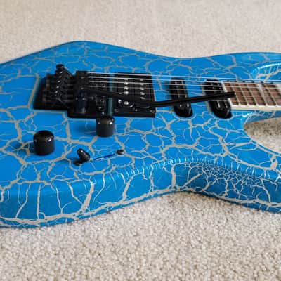 Jackson X Series Soloist SL3X DX Crackle Electric Guitar, Frost Byte Crackle image 3