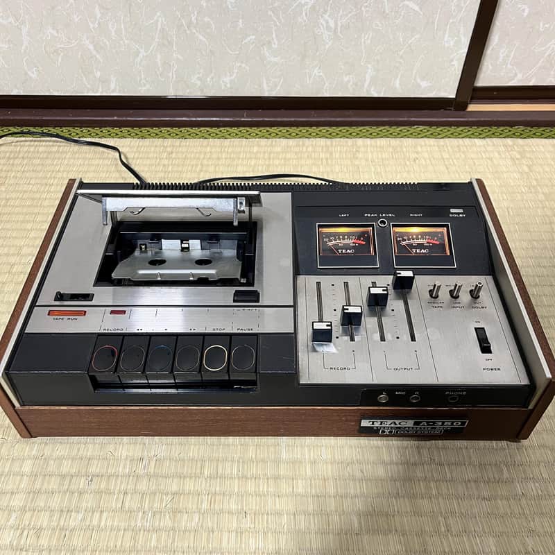 TEAC A-350 Vintage Stereo Cassette Deck | Reverb