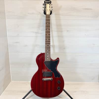 Epiphone Les Paul Junior Electric Guitar Cherry Red Bolt-On Humbucker 2010 - Cherry Red image 12