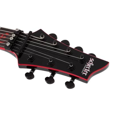 Schecter Sullivan King Banshee 7FRS - Obsidian Blood image 13