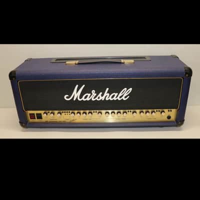Marshall 6100 30th Anniversary 1962-1992 Blue Tolex Guitar Amp Head 3-Channel 100 Watt EL34 image 1