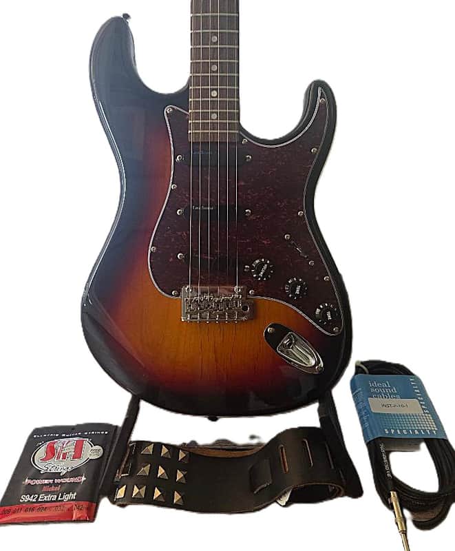 Tagima T-635 "S" Style w/Lace Sensor Pickups w/ Gtr Stand, Strap, Cable And Xtra Strings! image 1