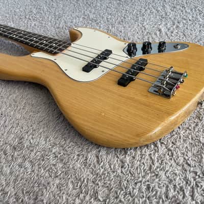 Fender FSR Jazz Bass 2004 MIM Special Edition Deluxe Natural Ash 4-String Guitar image 4